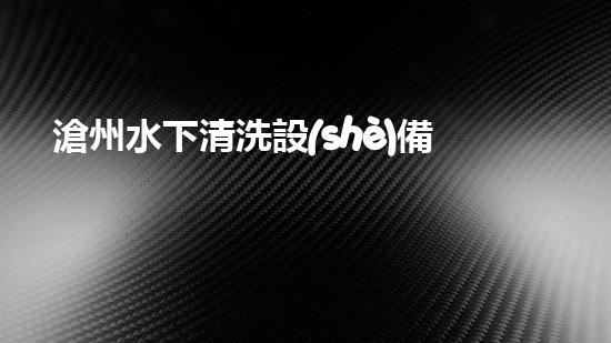 滄州水下清洗設(shè)備聯(lián)系方式解鎖水道深處的秘密！